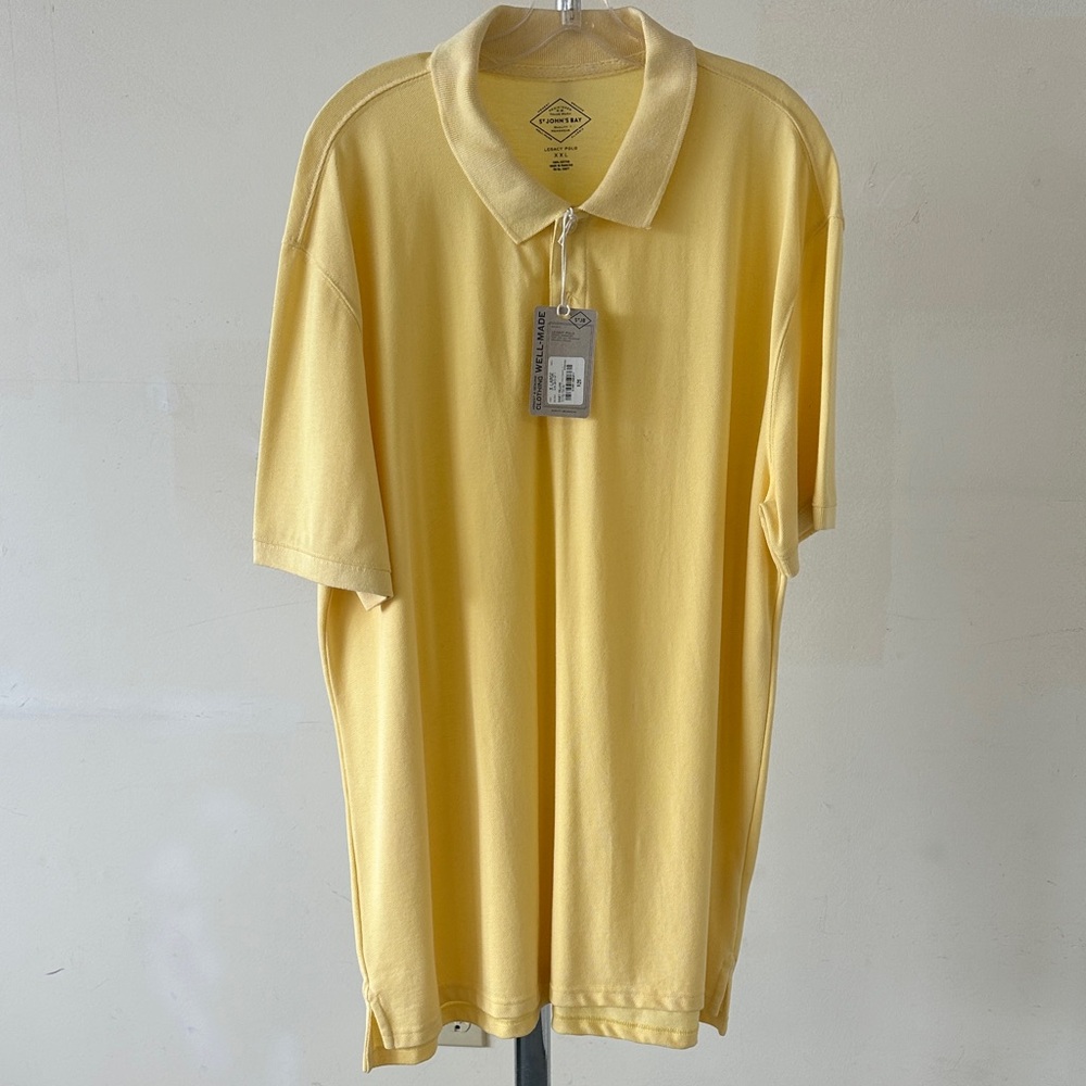 St. John’s Bay Daisy Yellow Legacy Polo Shirt